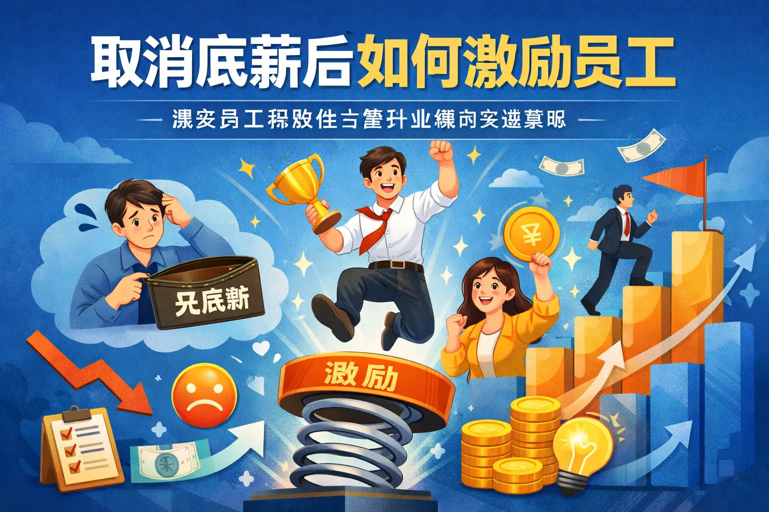 取消底薪后如何激励员工