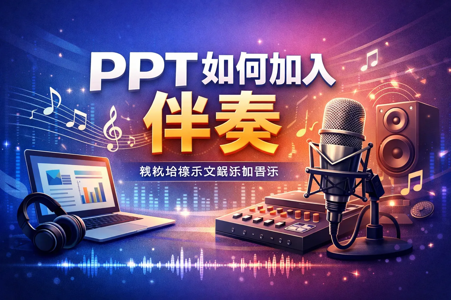 ppt如何加入伴奏