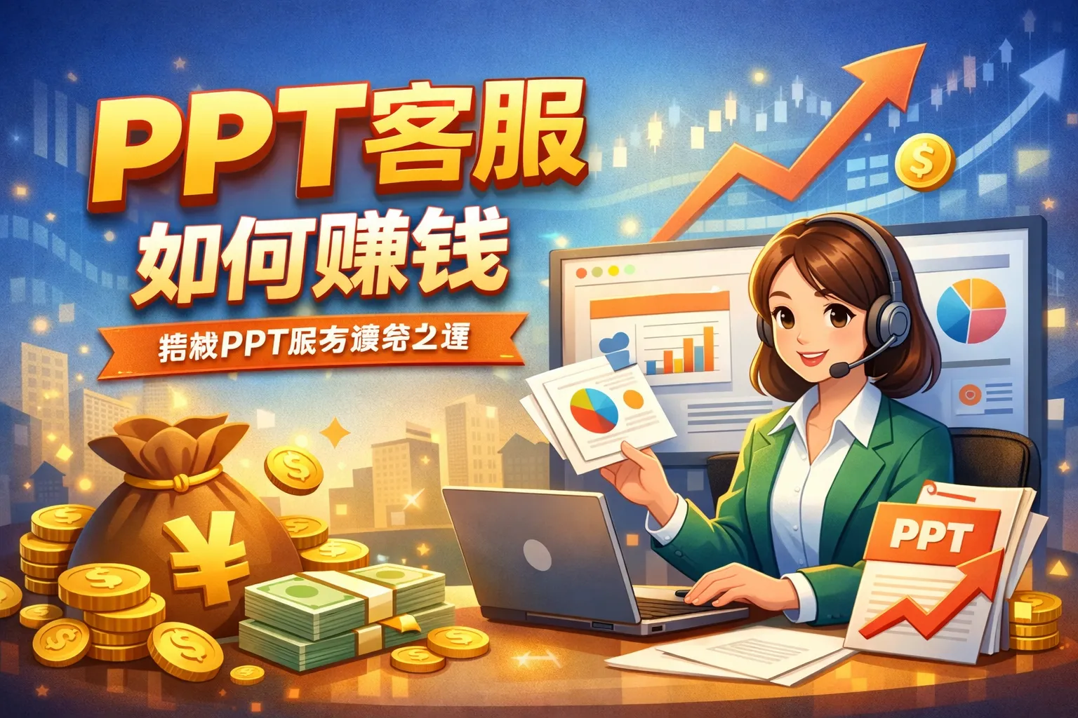 ppt客服如何赚钱