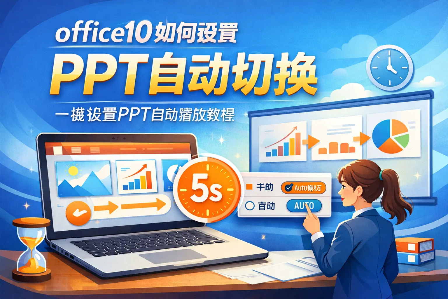 office10如何设置ppt自动切换