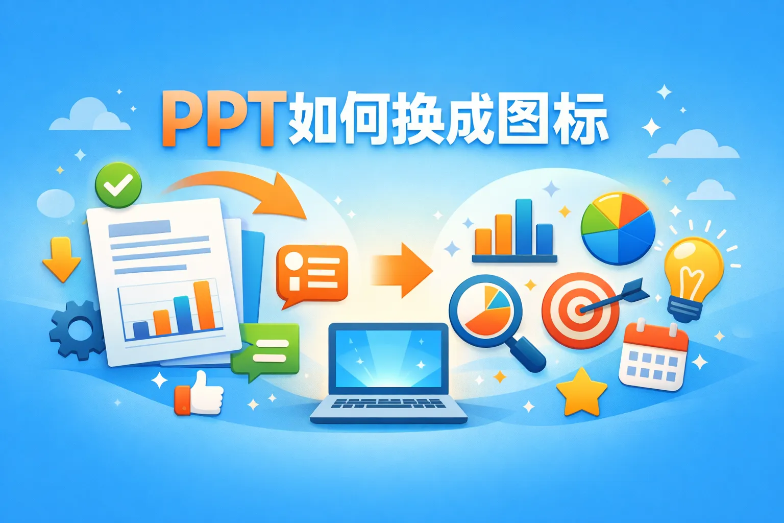 ppt如何换成图标