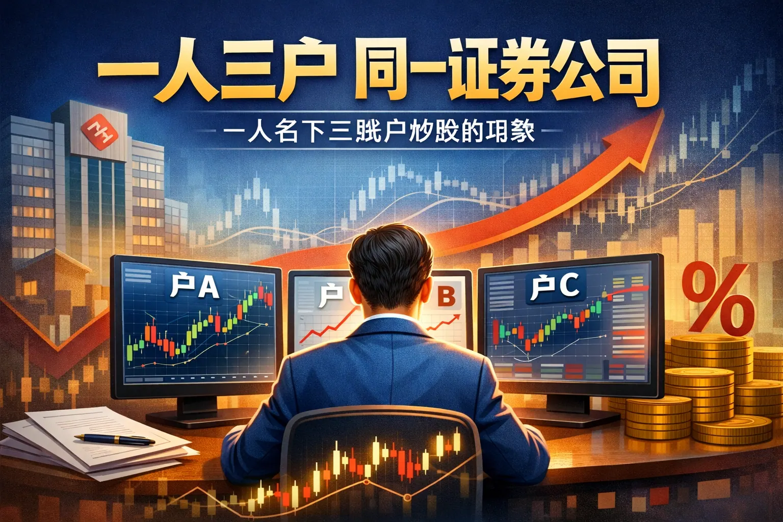 一人三户同一证券公司