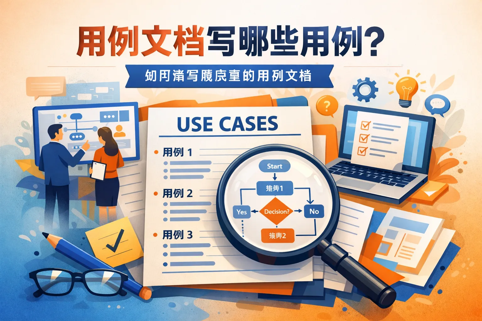 用例文档写哪些用例