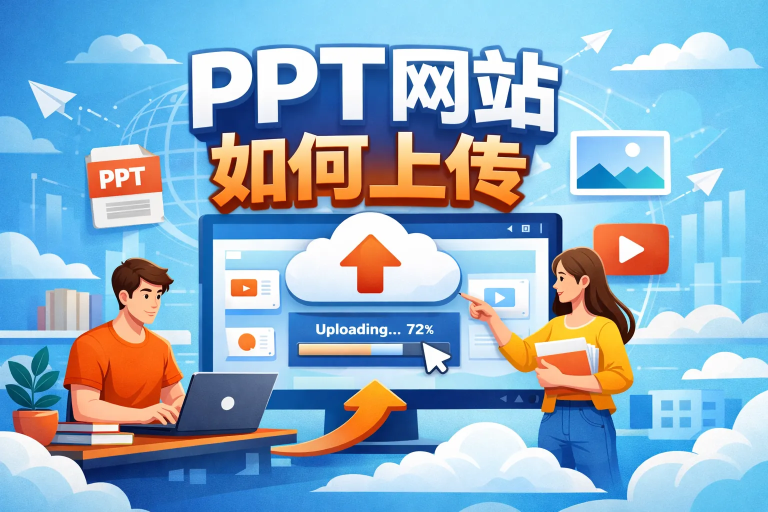 ppt网站如何上传