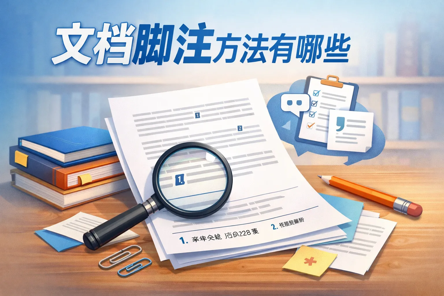 文档脚注方法有哪些