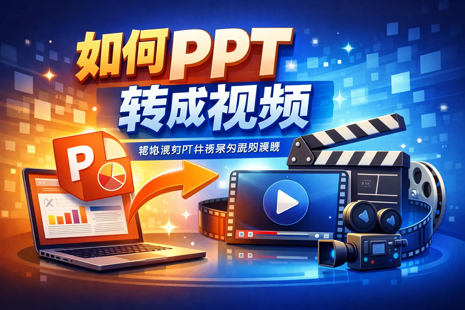 如何ppt转成视频