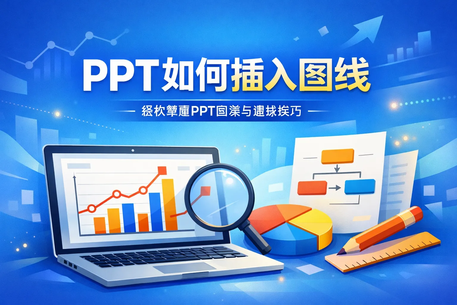 ppt如何插入图线
