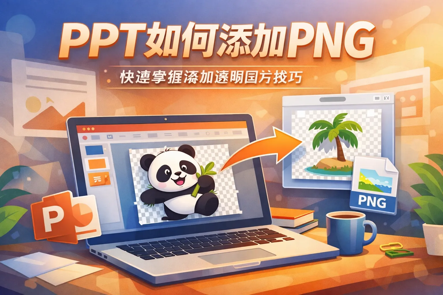 ppt如何添加png