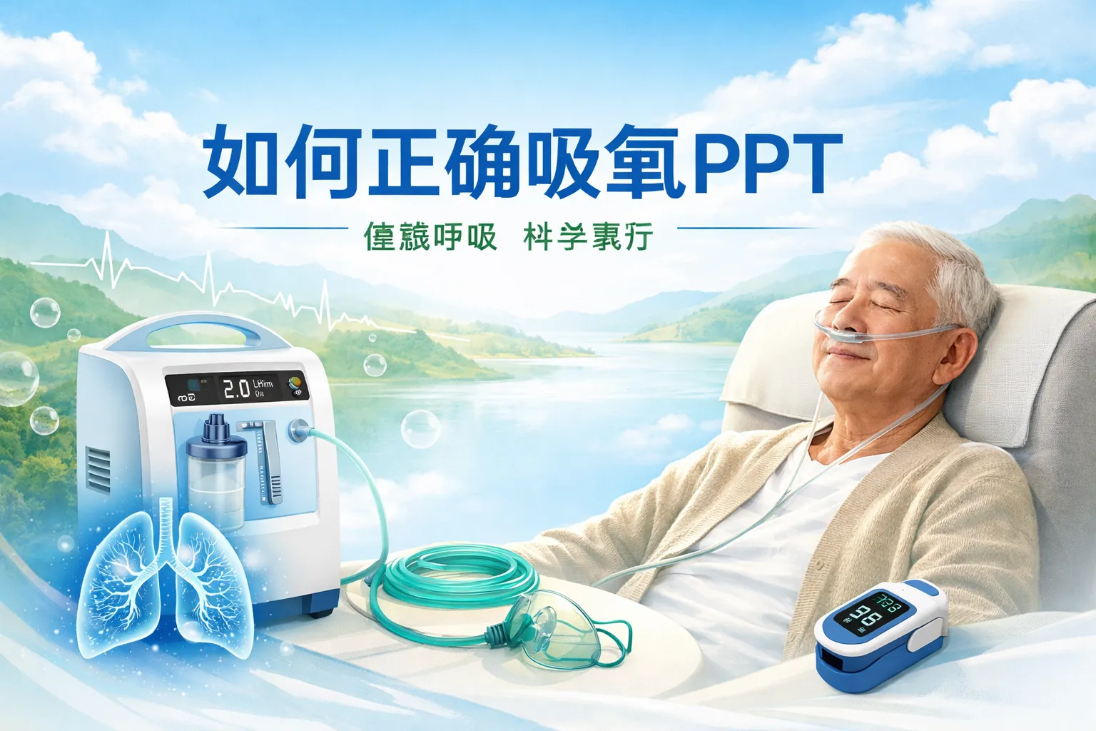 如何正确吸氧ppt