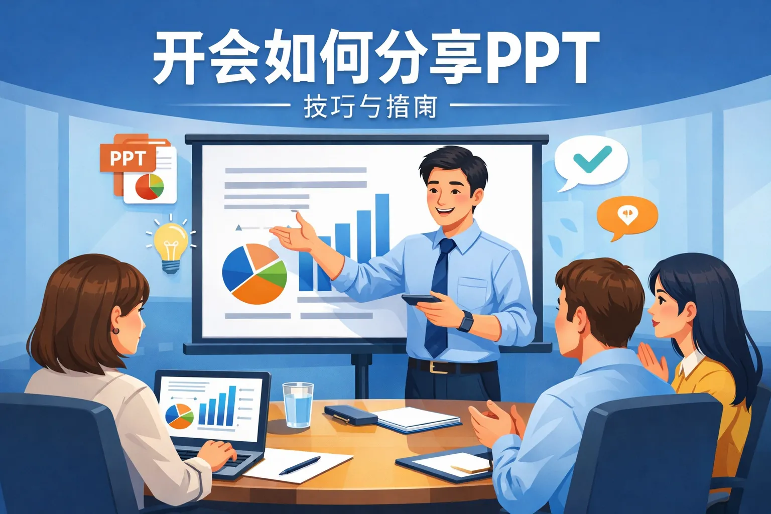 开会如何分享ppt
