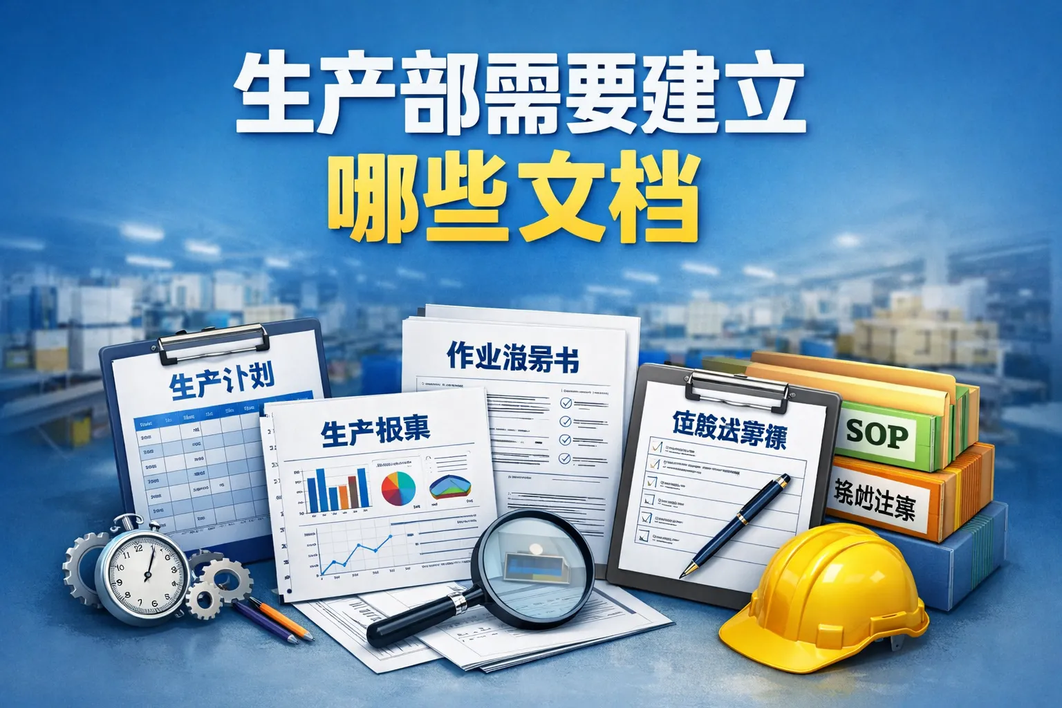 生产部需要建立哪些文档