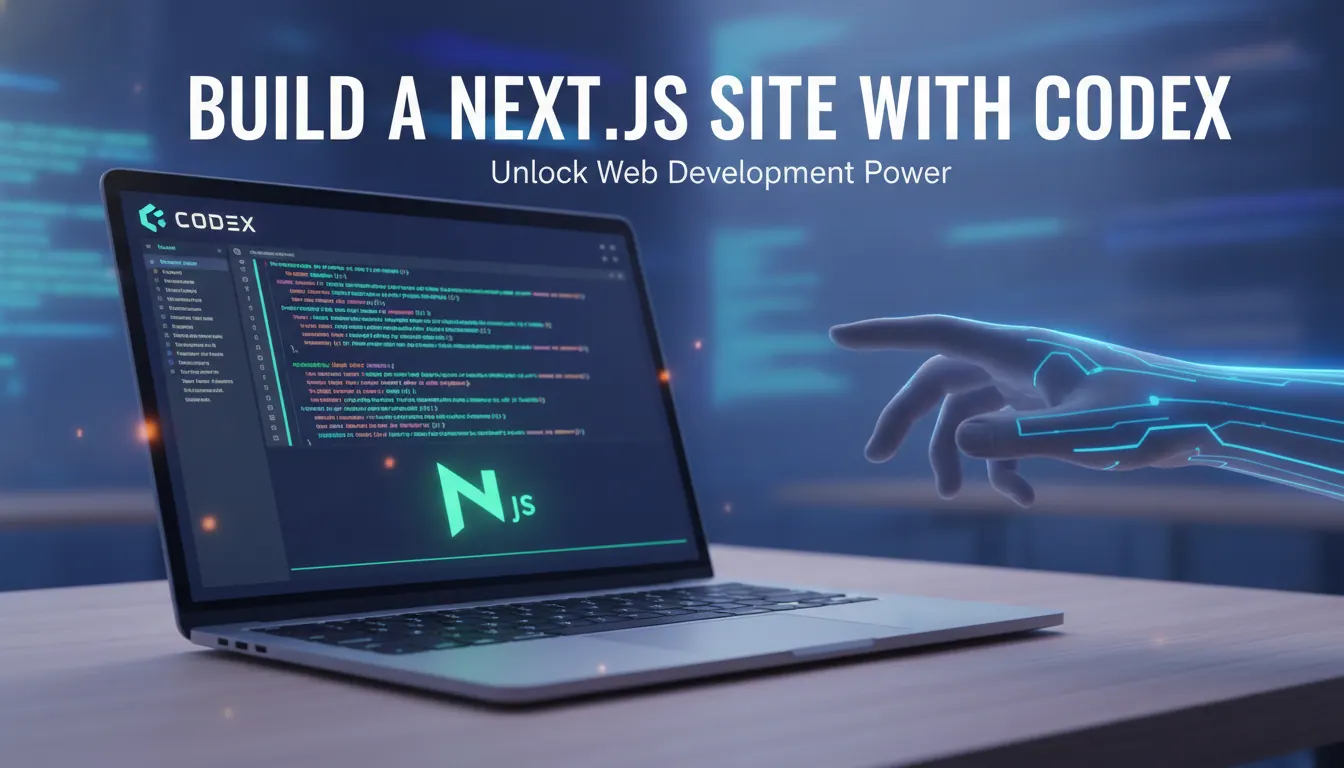 怎么用Codex写一个Next.js网站