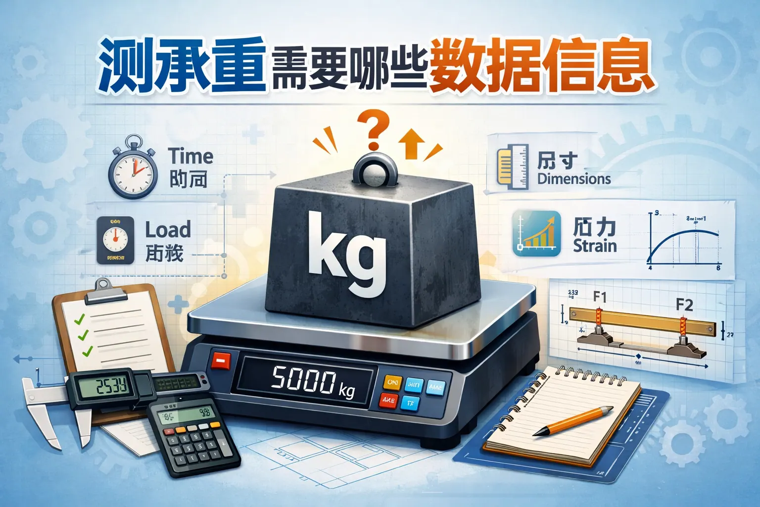 测承重需要哪些数据信息