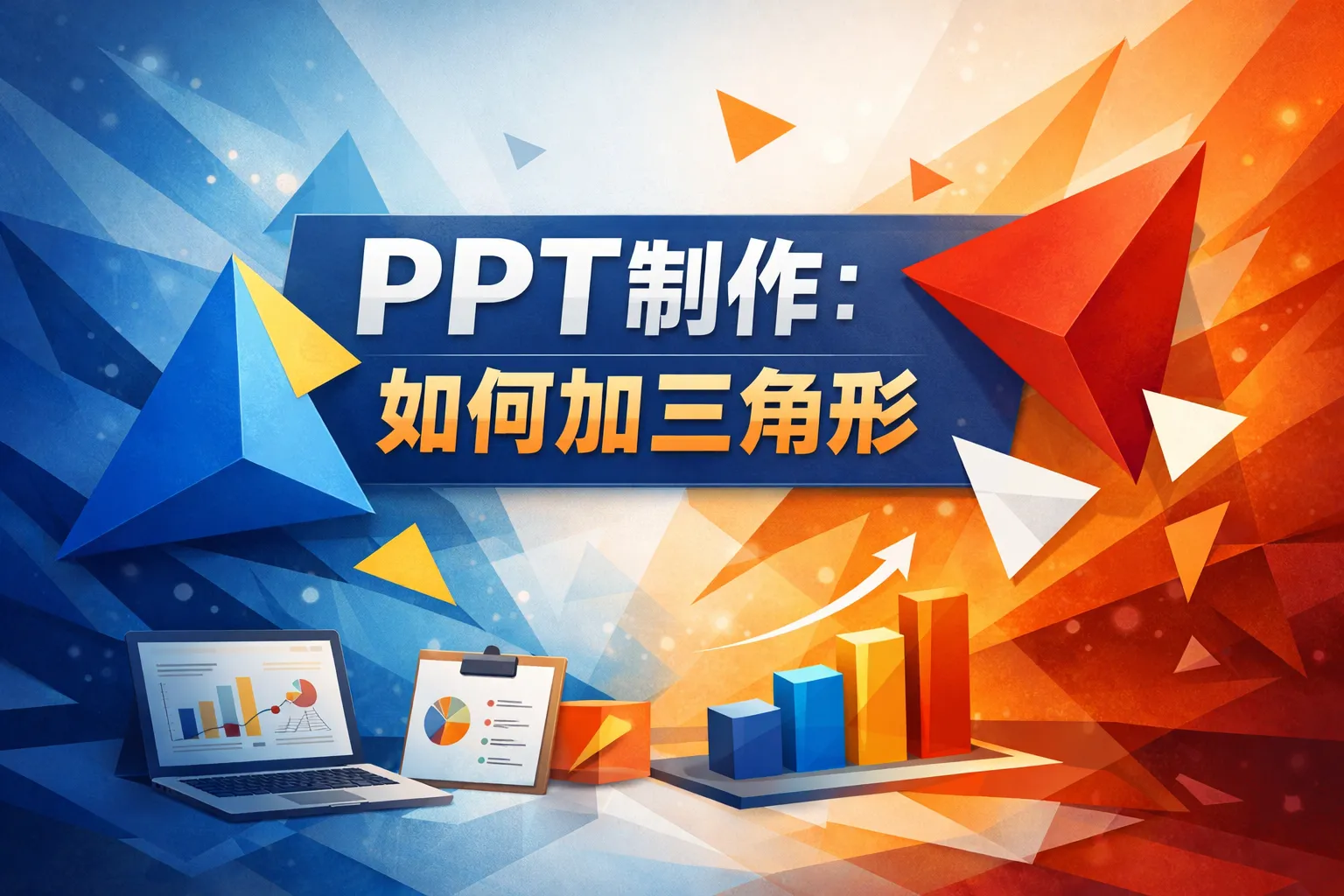 ppt制作如何加三角形