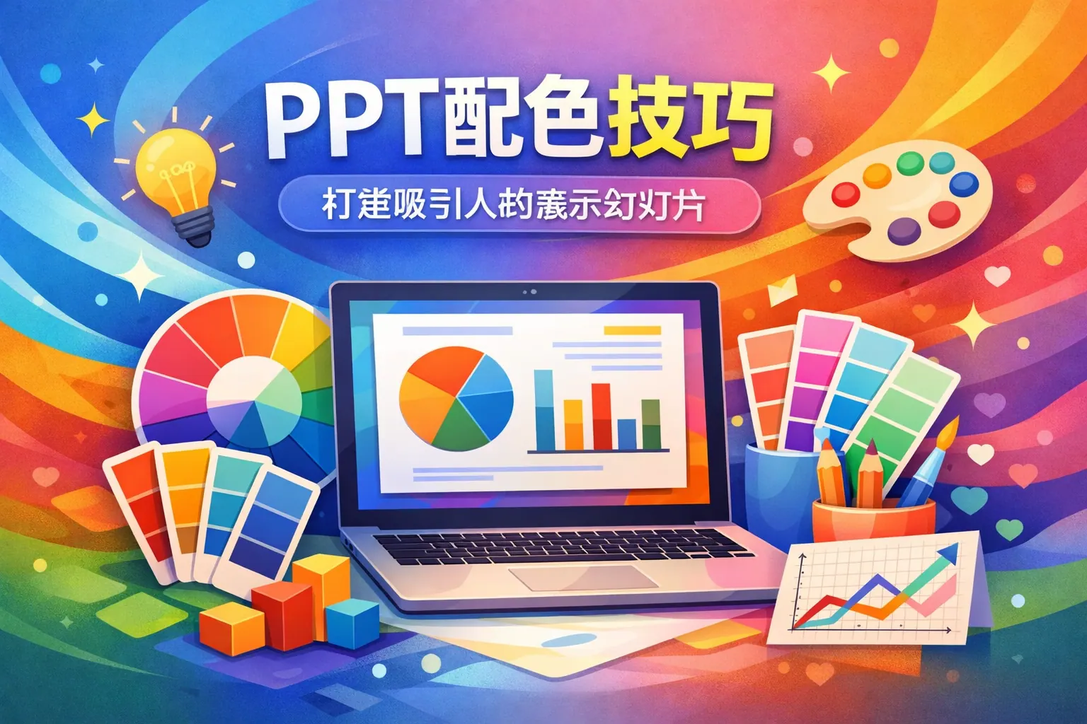 ppt插图如何配色