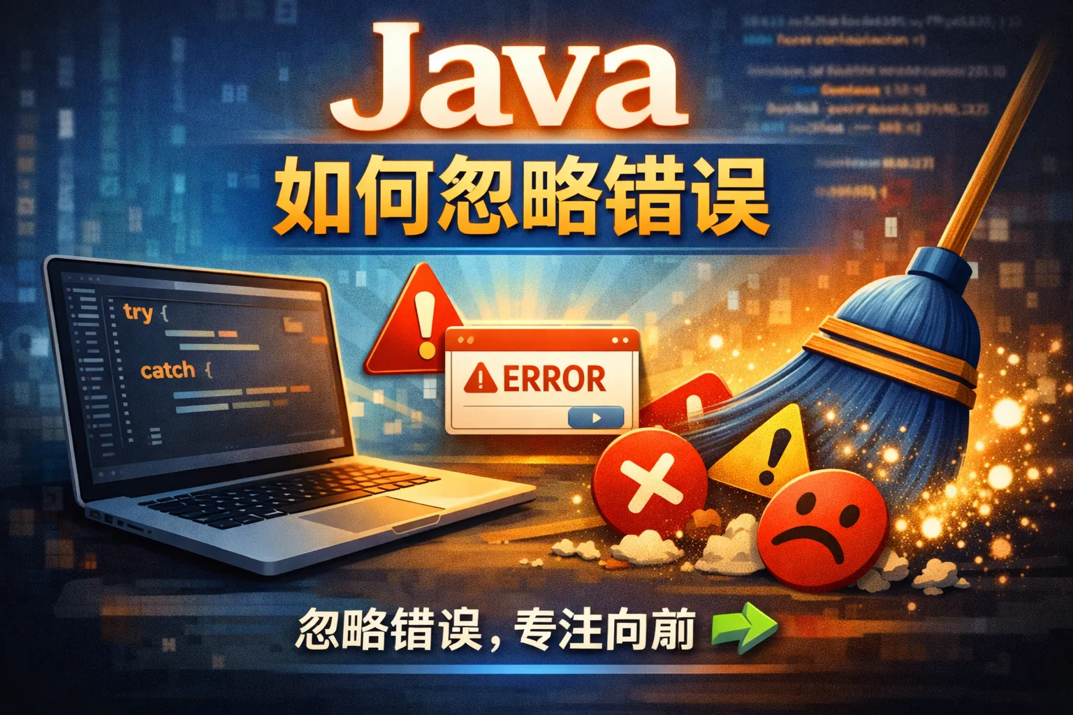 java 如何忽略错误