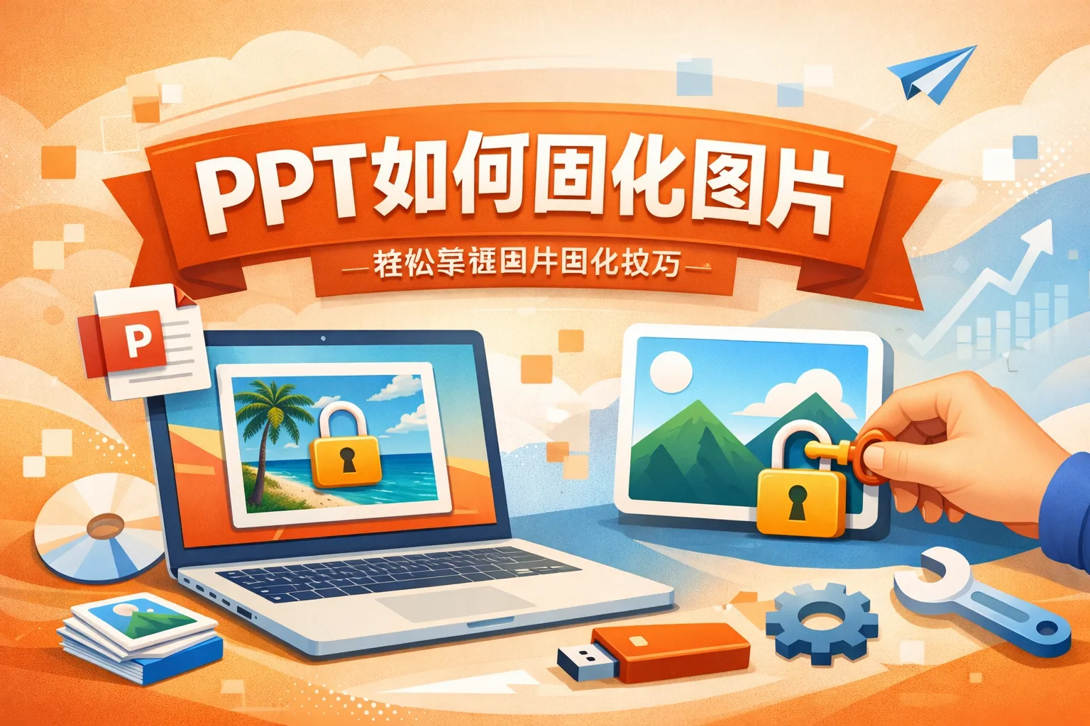 ppt如何固化图片