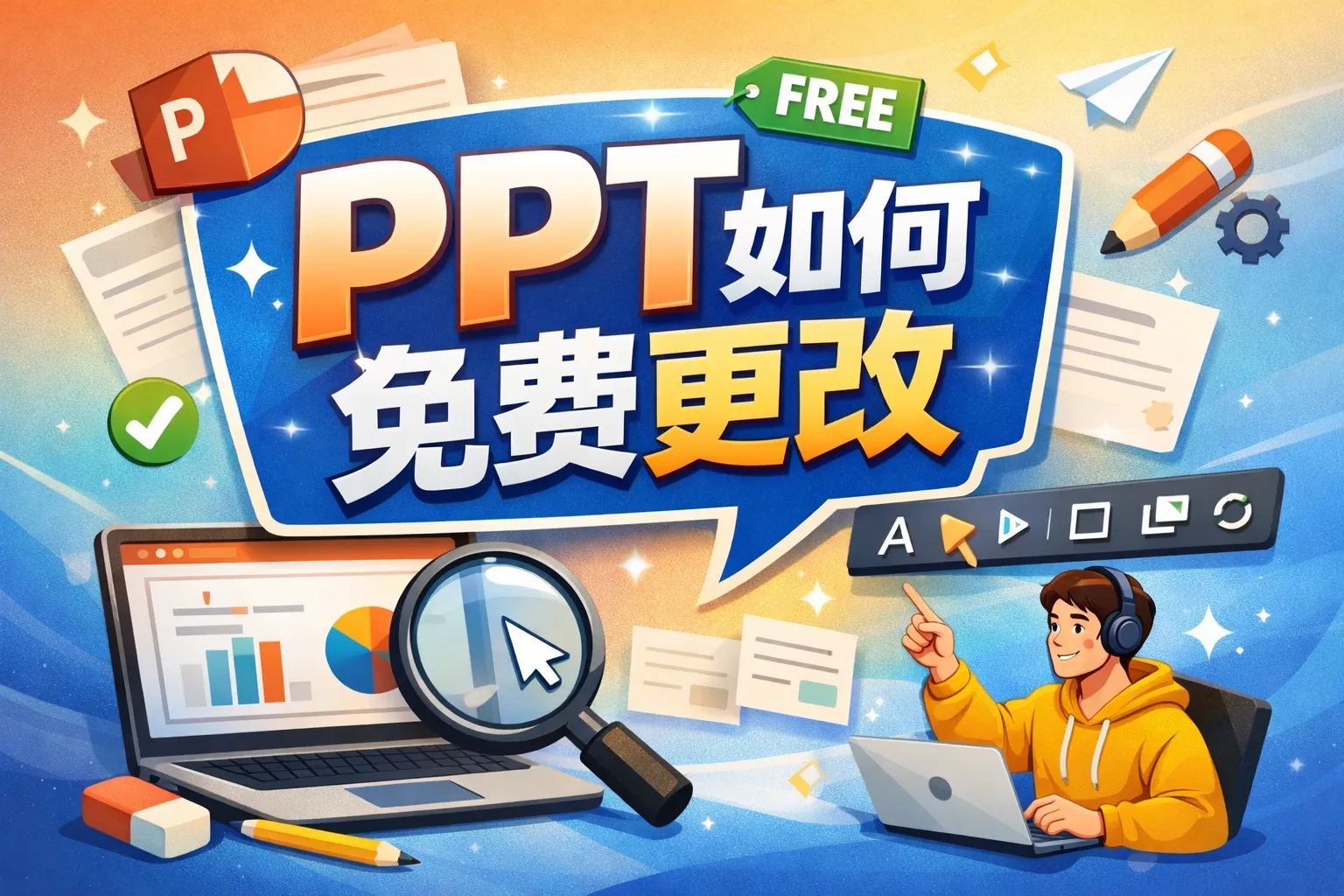 ppt如何免费更改