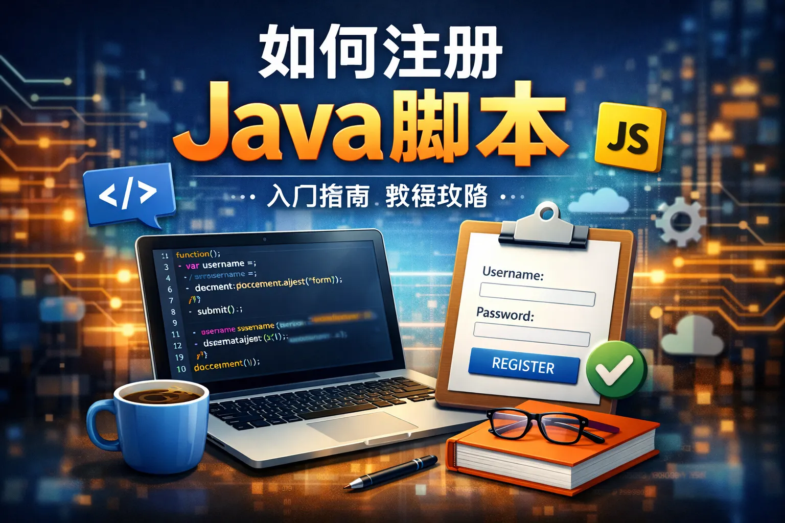 如何注册java脚本