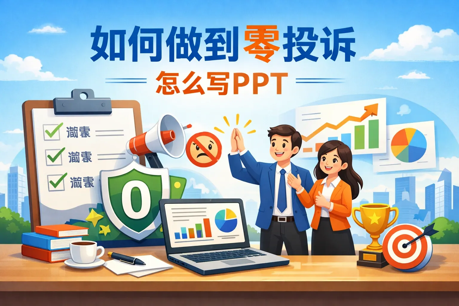 如何做到零投诉怎么写ppt
