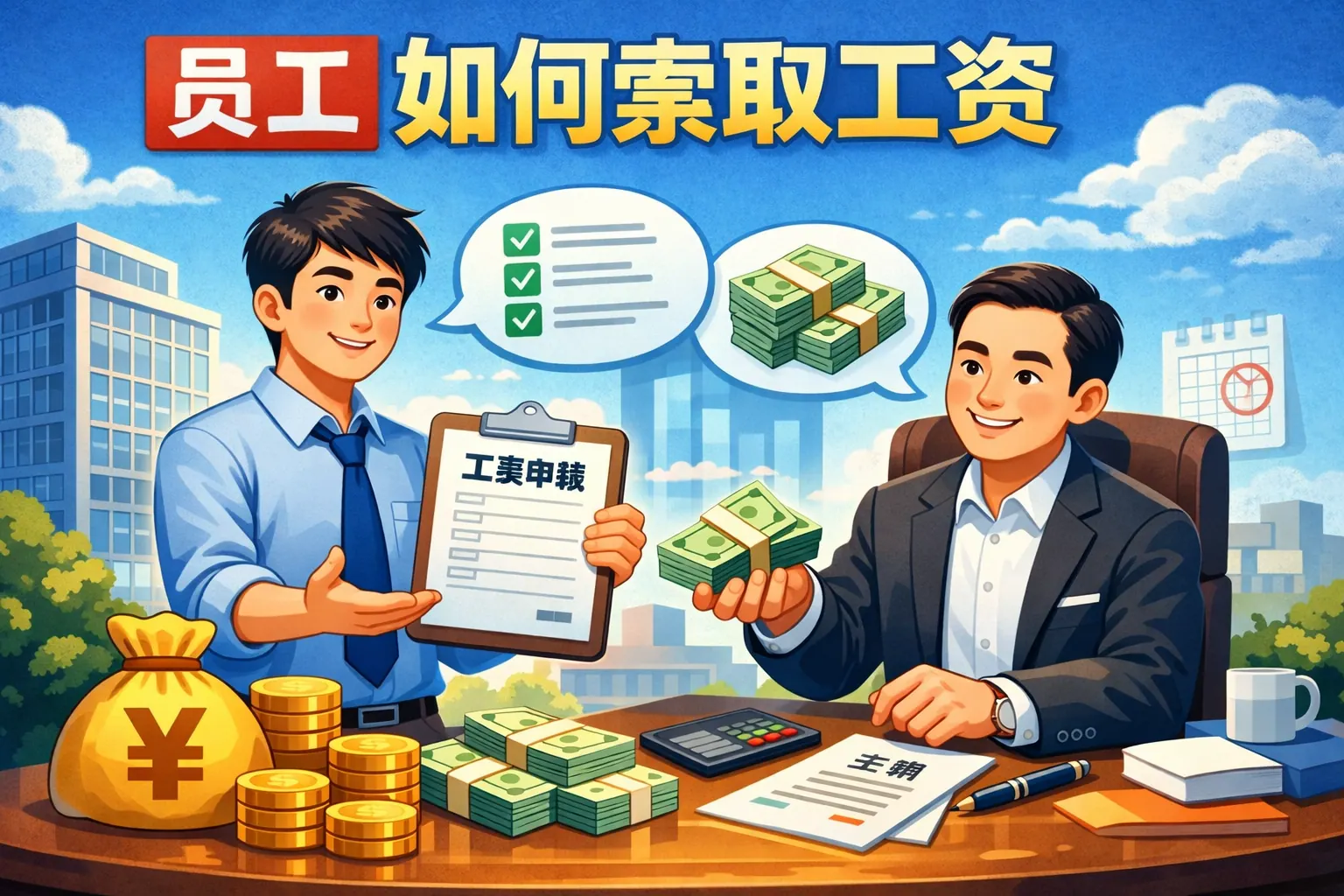 员工如何索取工资