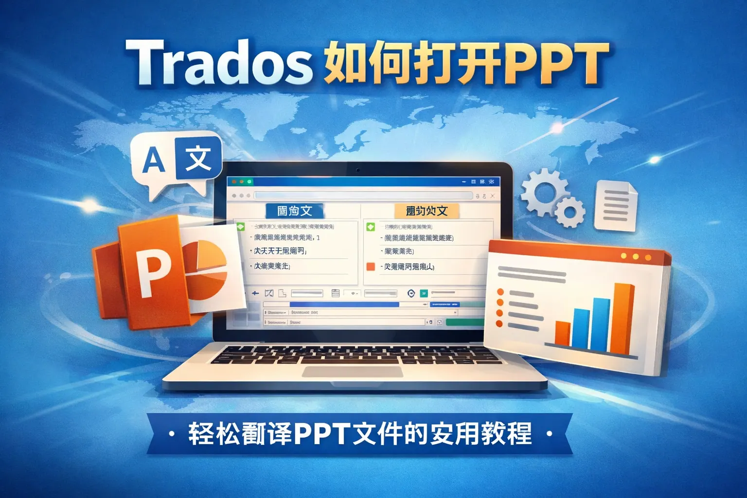 trados如何打开PPT
