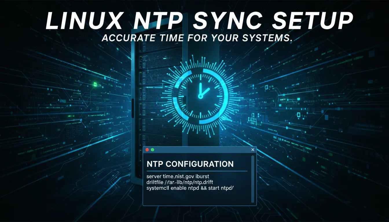linux如何配置ntp同步