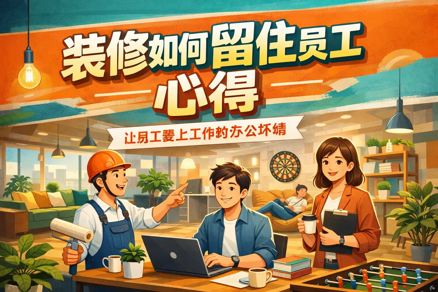 装修如何留住员工心得