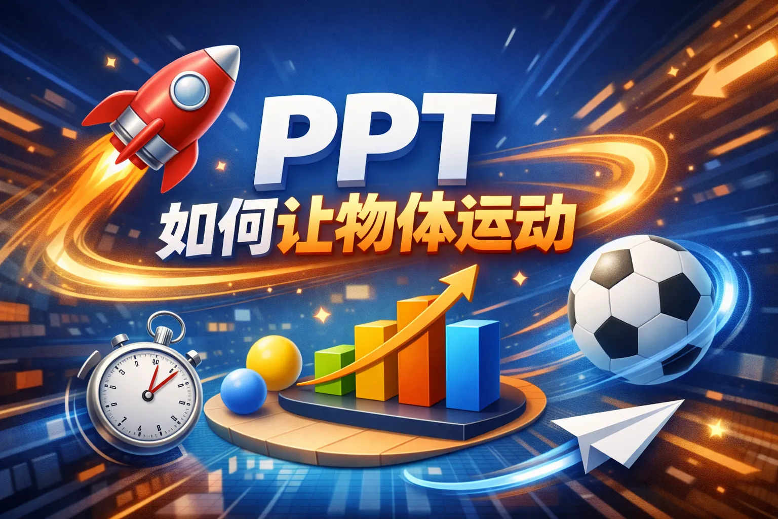 ppt如何让物体运动