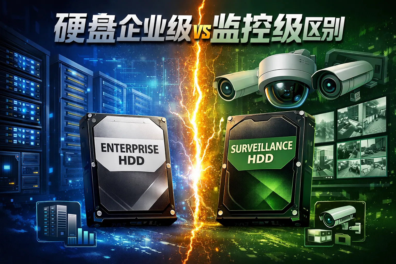 硬盘企业级监控级区别