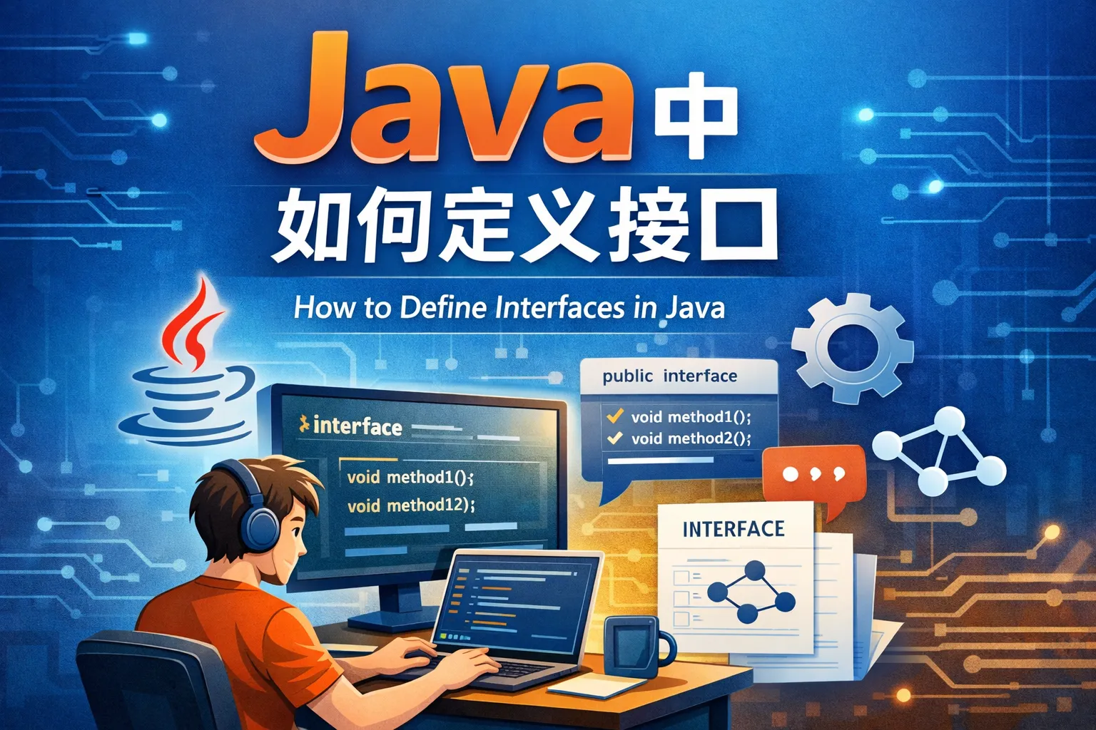 java中如何定义接口