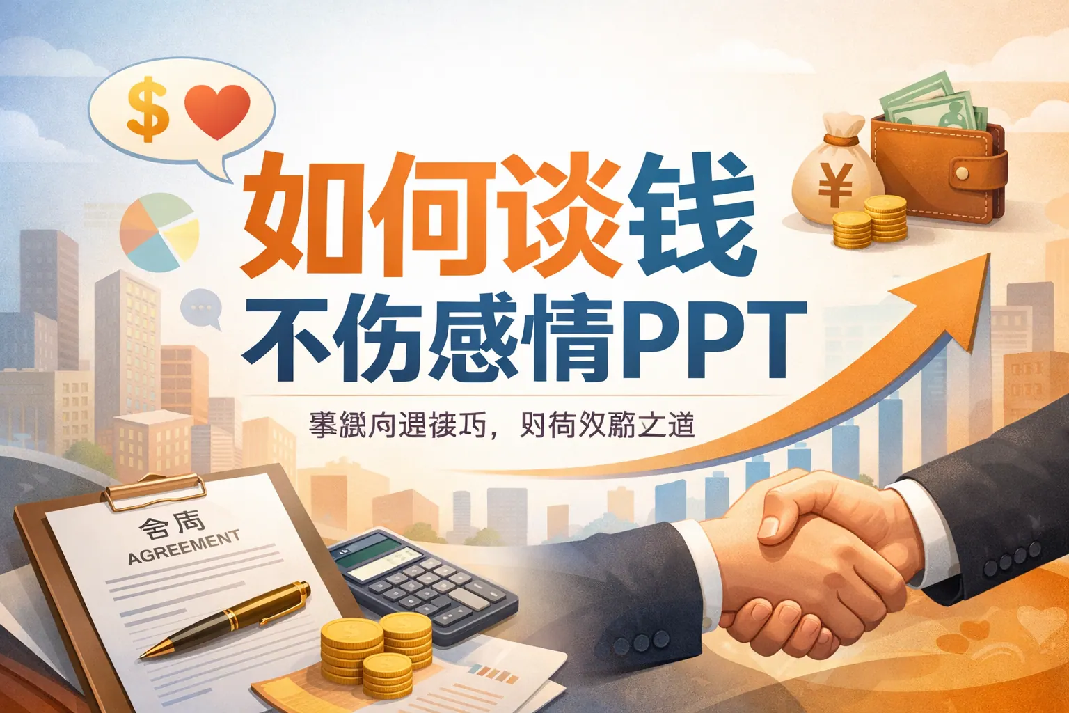 如何谈钱不伤感情ppt