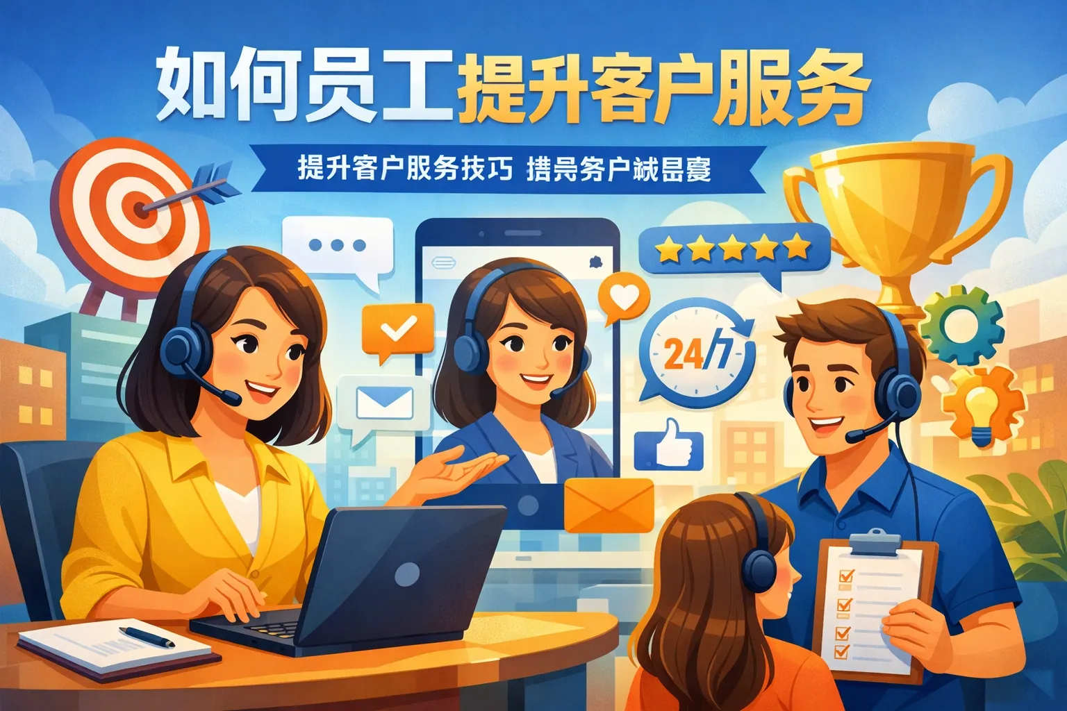 如何员工提升客户服务