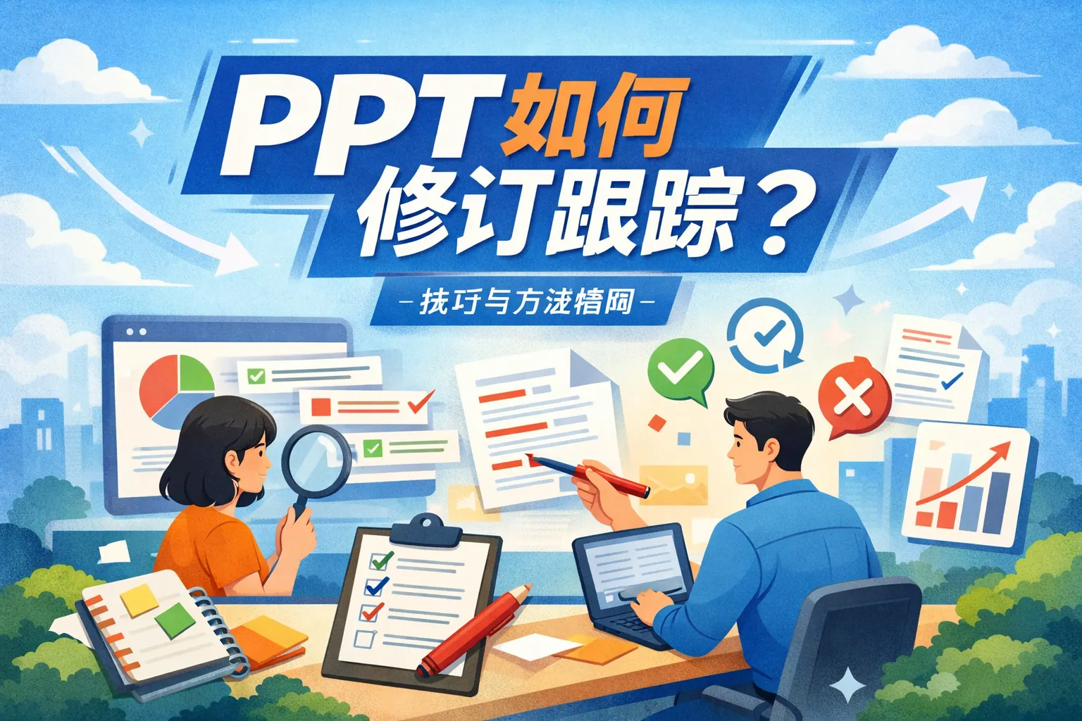ppt如何修订跟踪