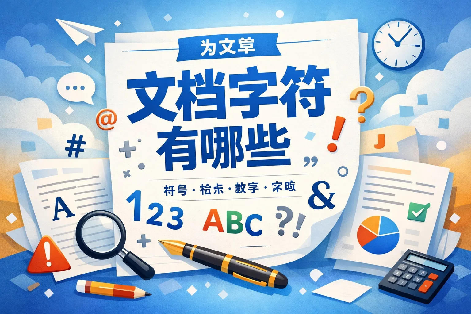 文档字符有哪些