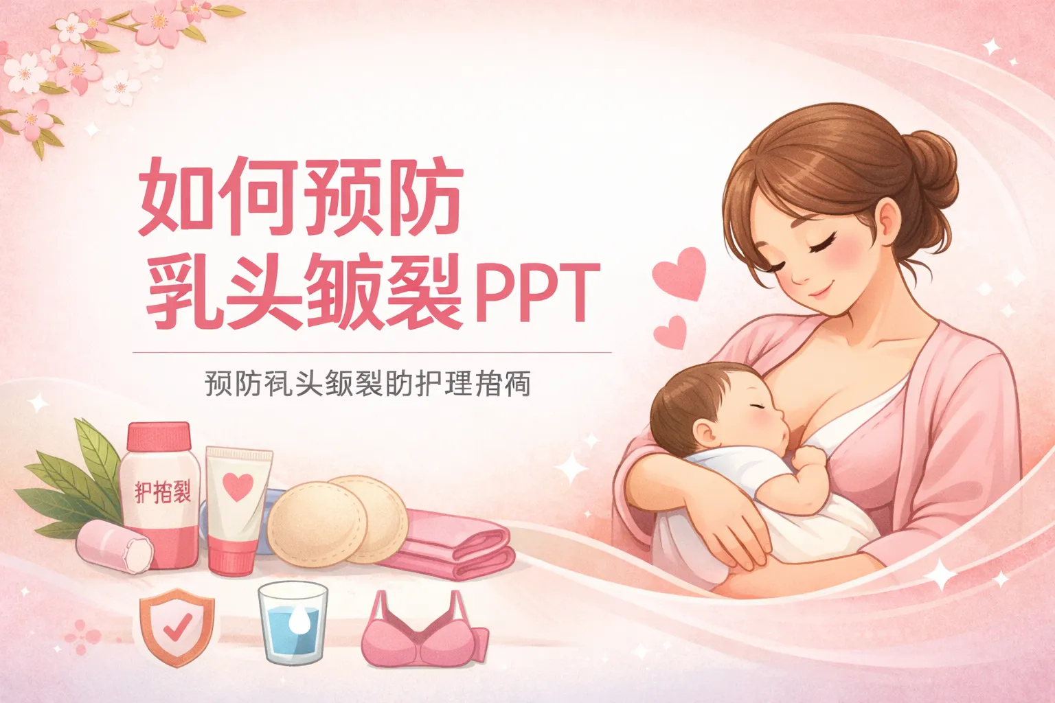 如何预防乳头皲裂ppt