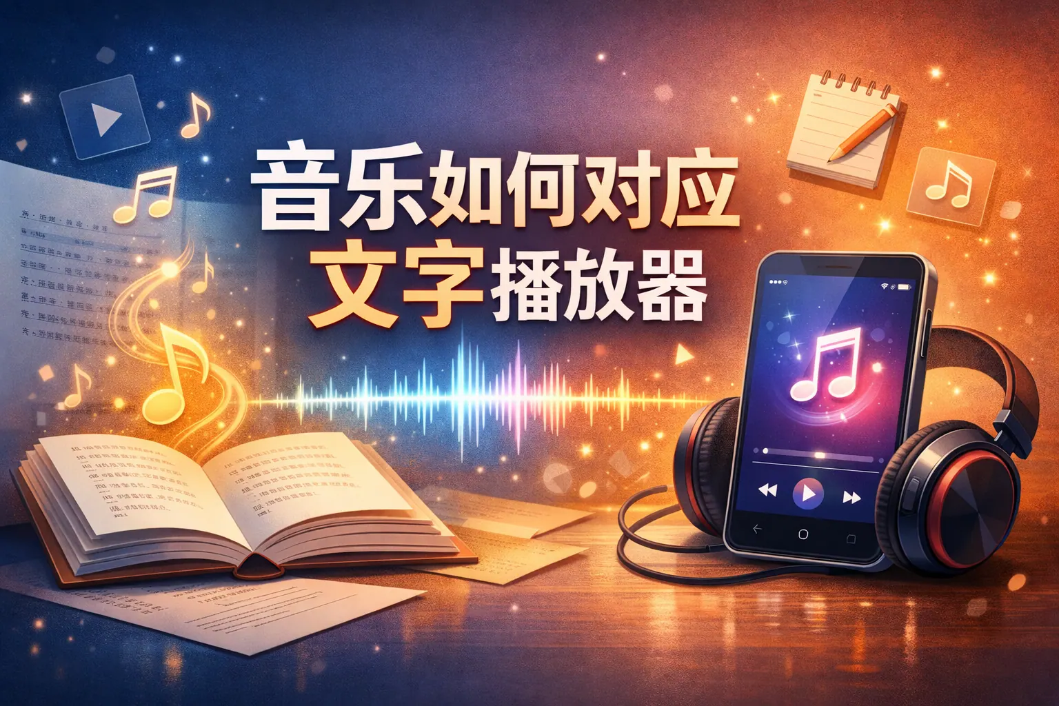 ppt音乐如何对应文字播放器