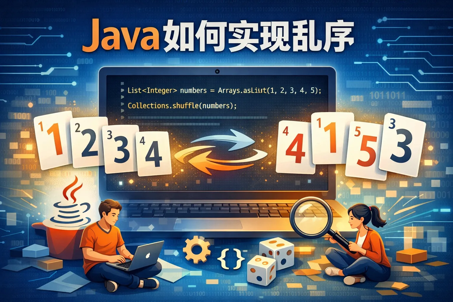 java如何实现乱序