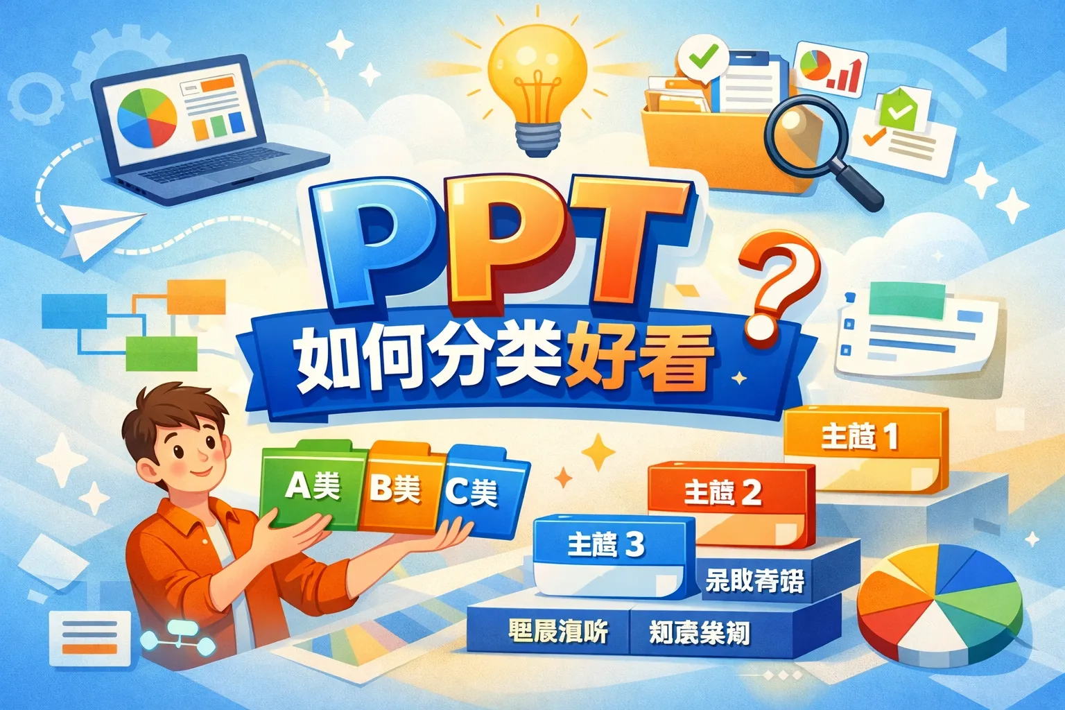 ppt如何分类好看