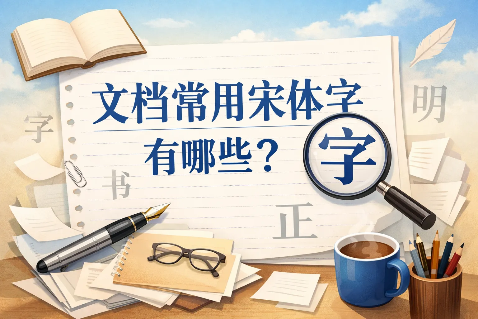 文档常用宋体字有哪些