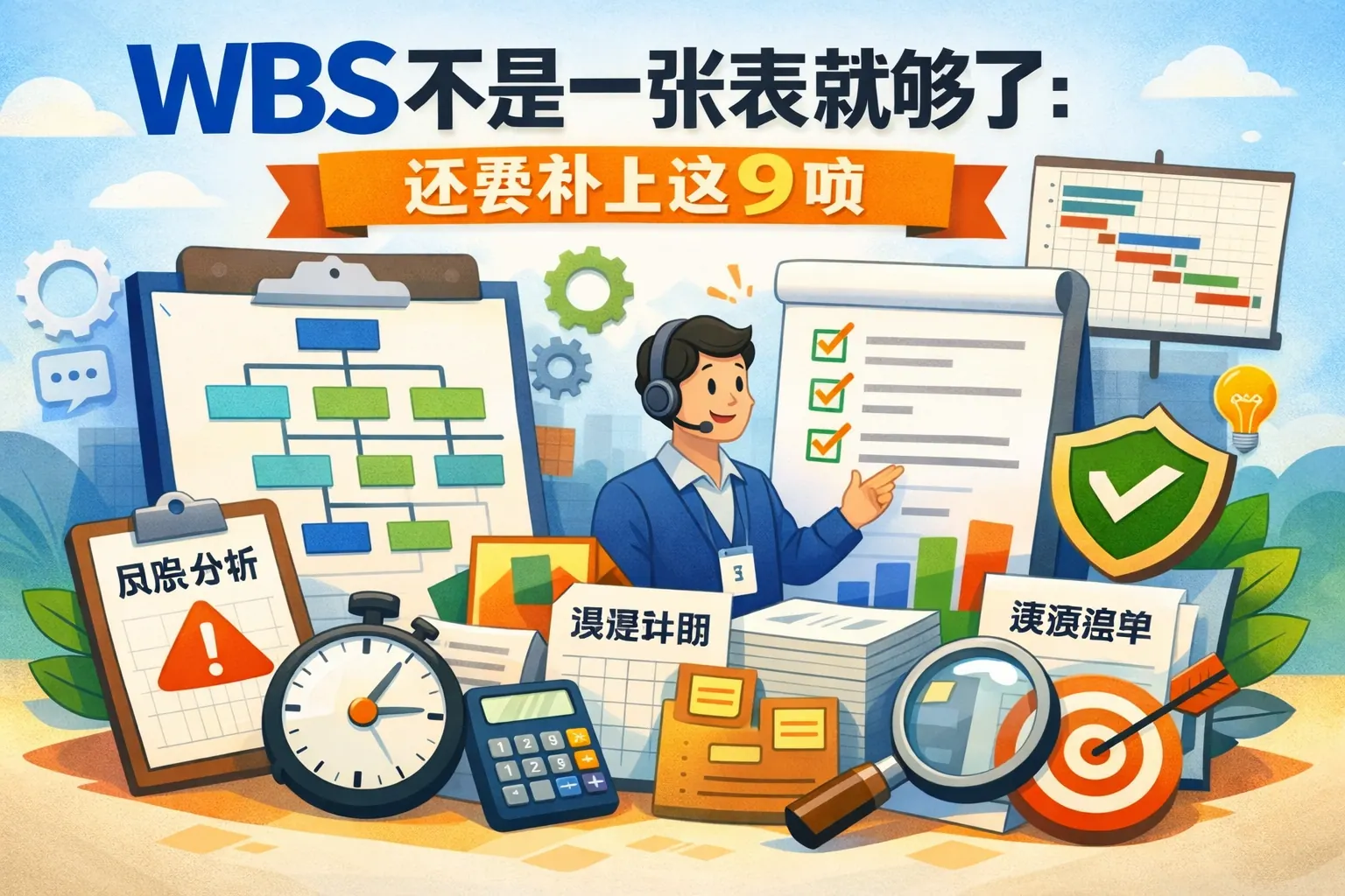 Wbs WBS不是一张表就够了:还要补上这9项