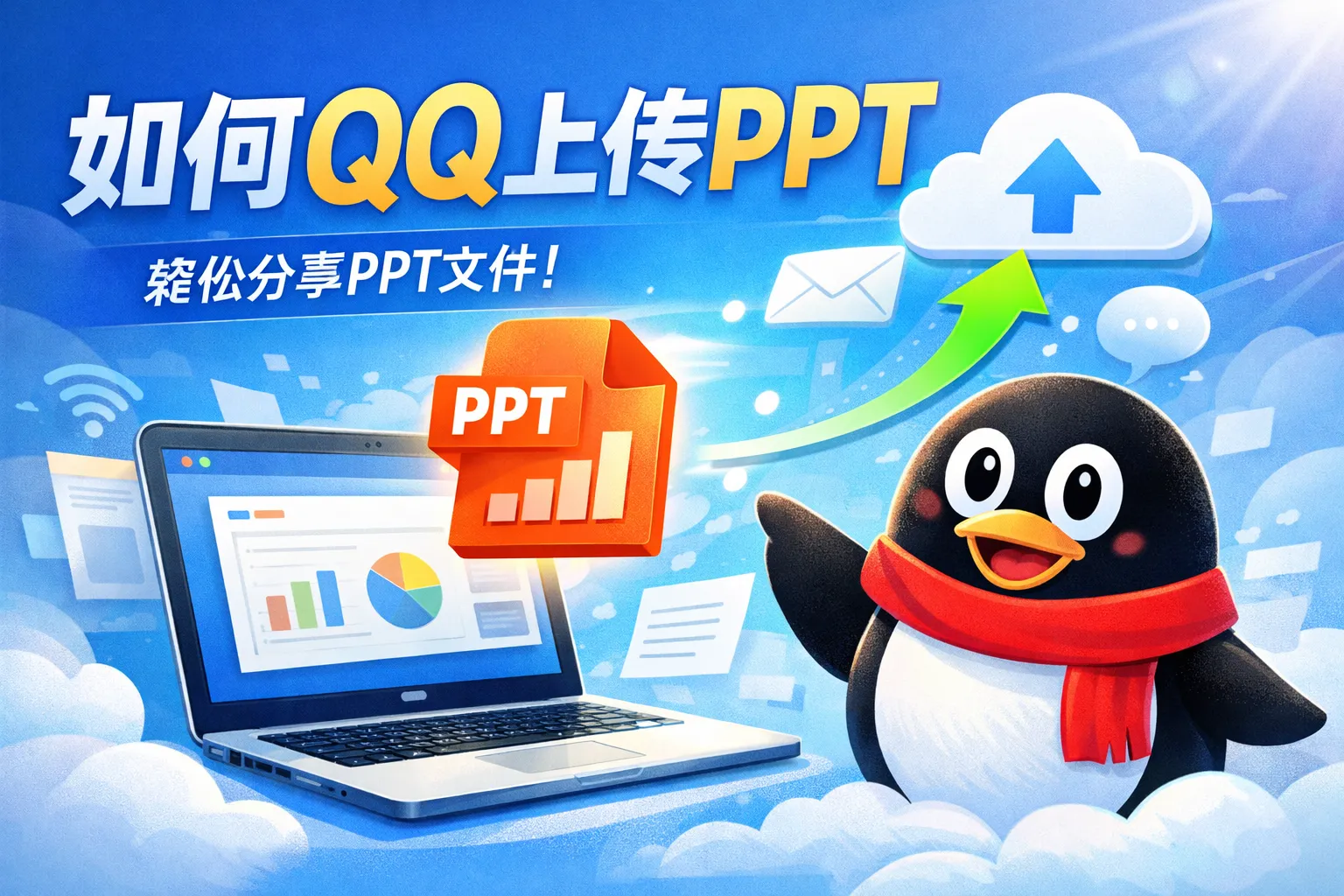 如何qq上传ppt