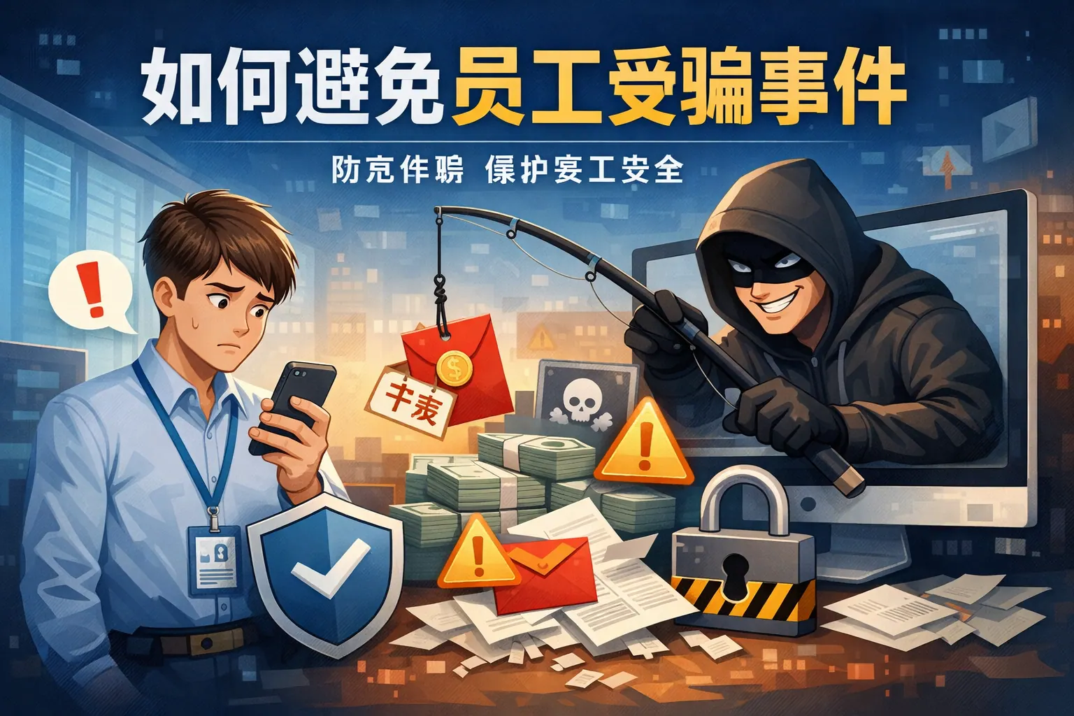 如何避免员工受骗事件