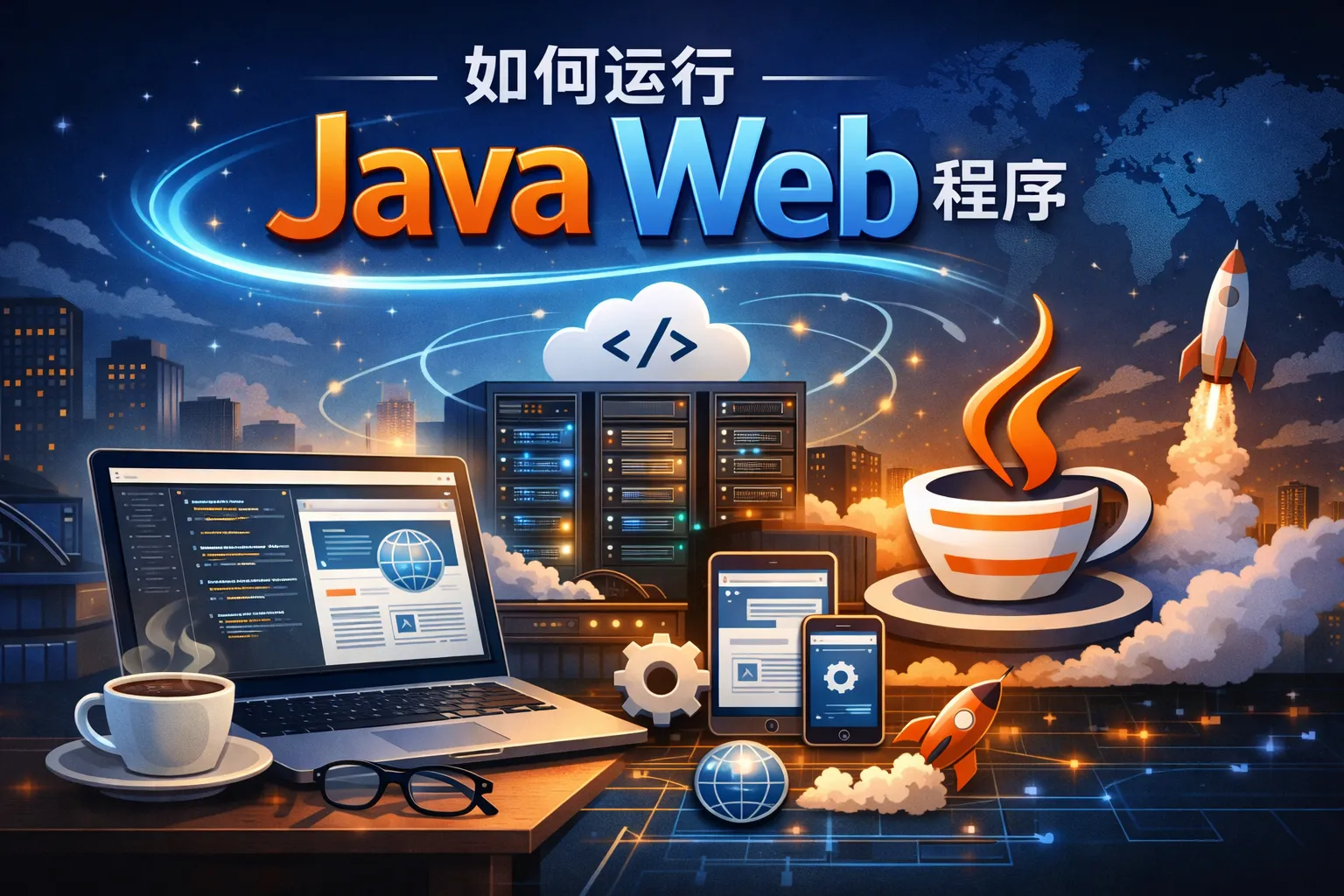 如何运行java web程序