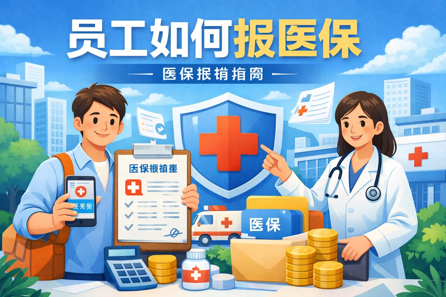 员工如何报医保