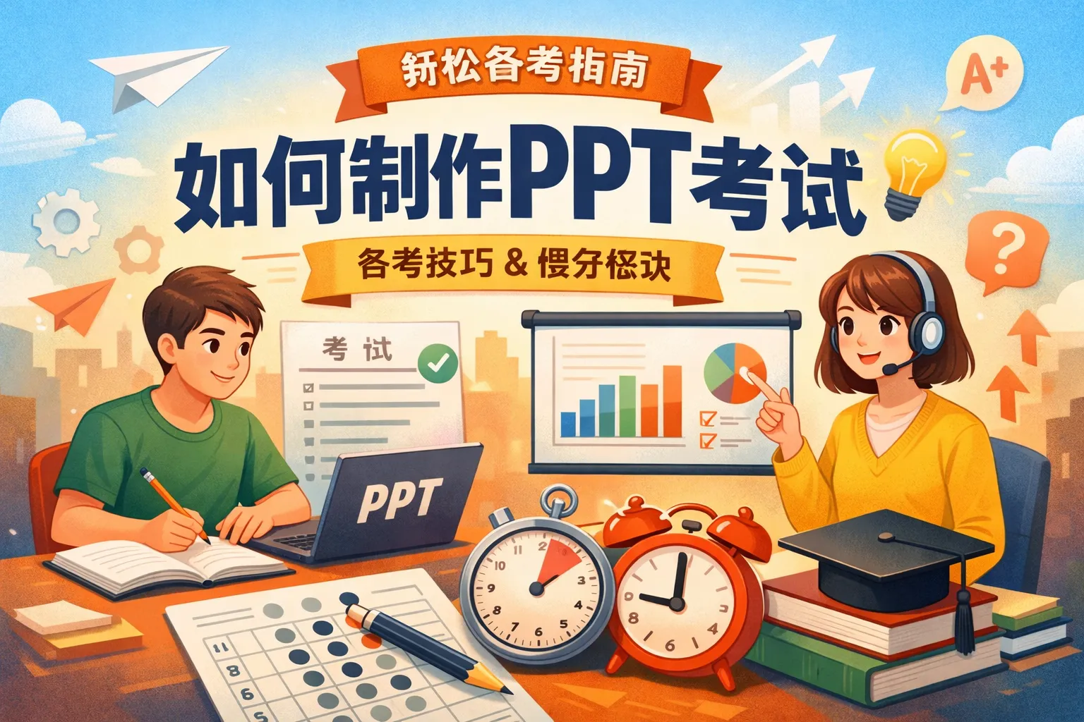 如何制作ppt考试