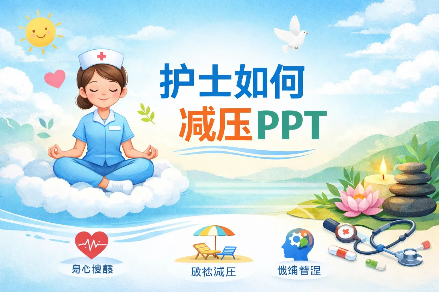 护士如何减压ppt