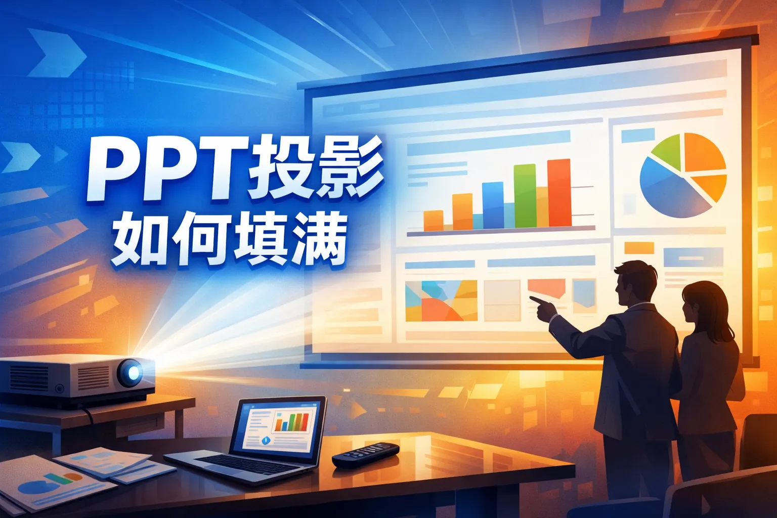 ppt投影如何填满