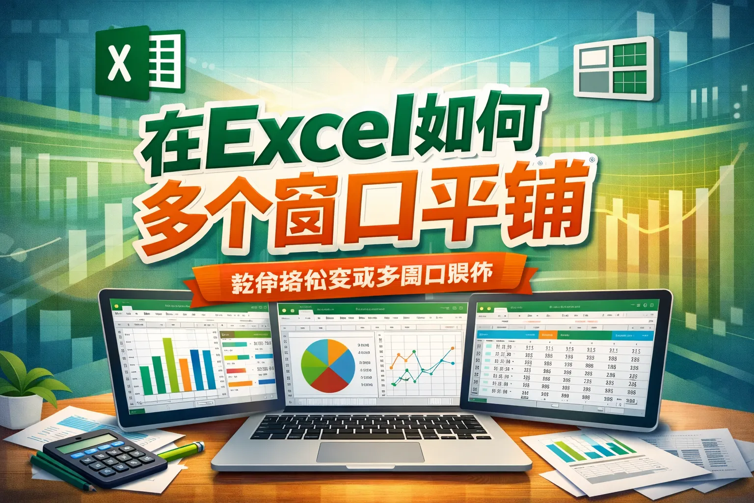 在excel如何多个窗口平铺