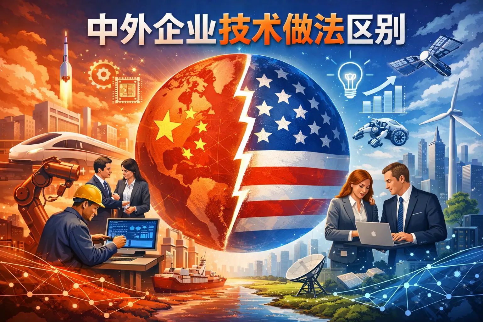 中外企业技术做法区别